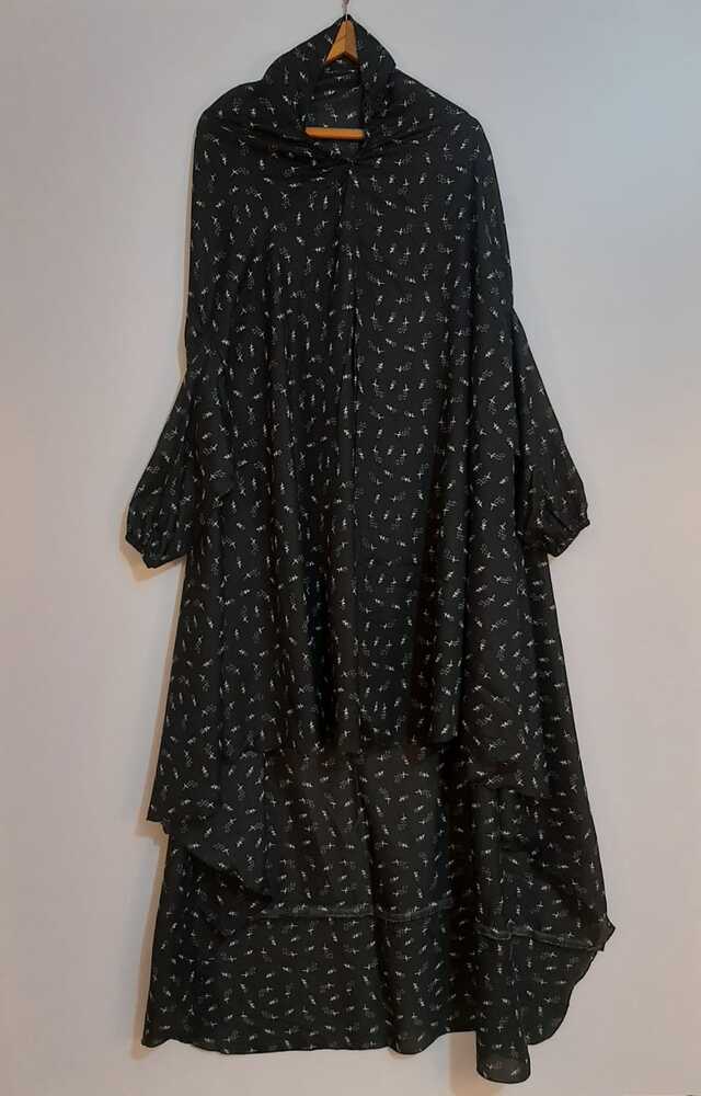 Namaz Chadar With Sleeves Printed - SH02