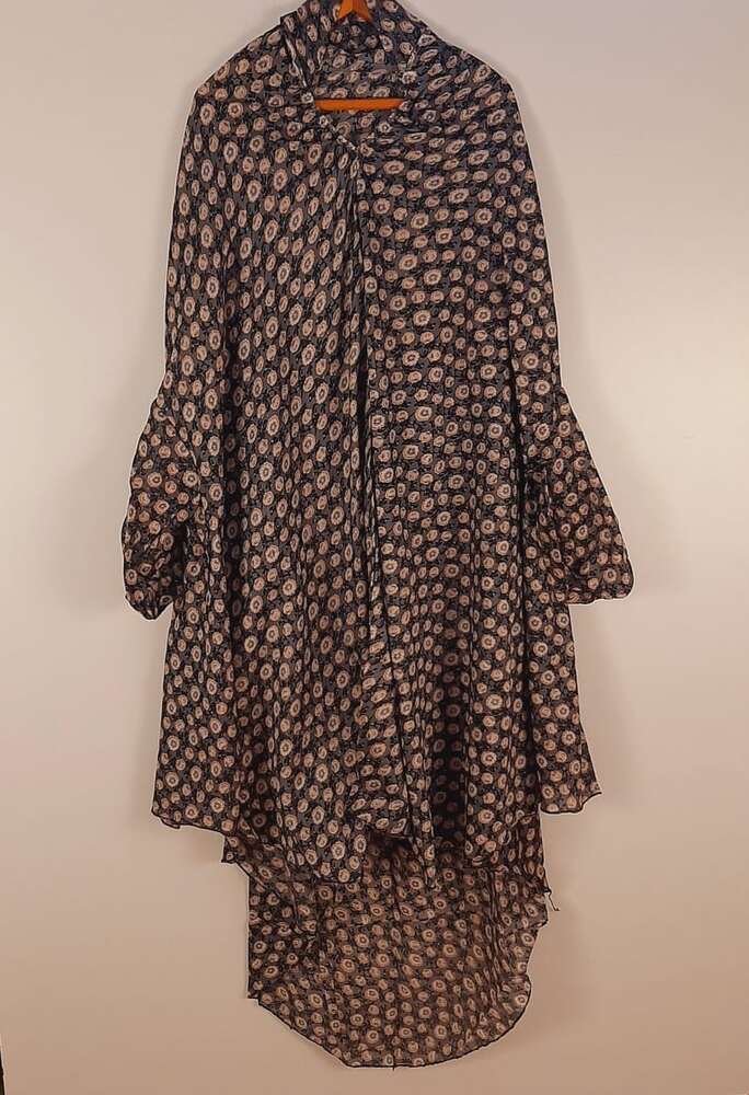 Namaz Chadar With Sleeves Printed Lawn - SH02