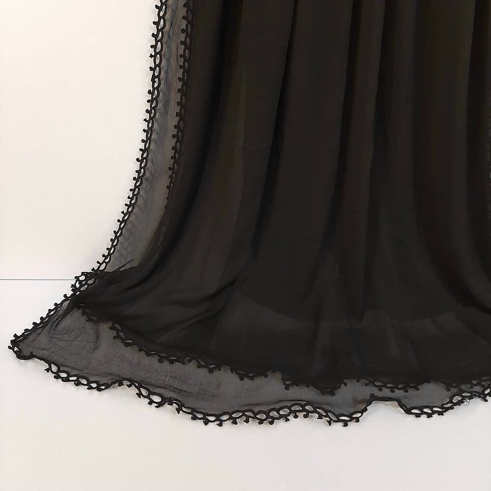 Qureshia Work Chiffon Dupatta - ZD77