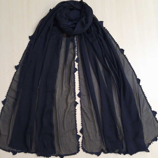 Qureshia Work Chiffon Dupatta - BGD03