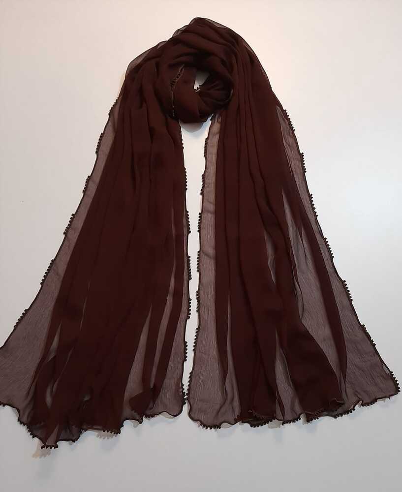 Qureshia Work Chiffon Dupatta - ZD05