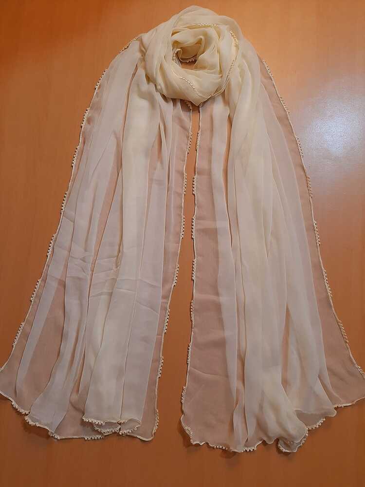 Qureshia Work Chiffon Dupatta - ZD05