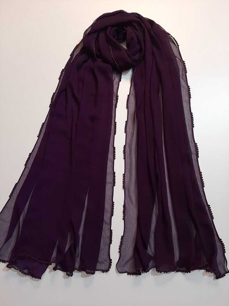 Qureshia Work Chiffon Dupatta - ZD05