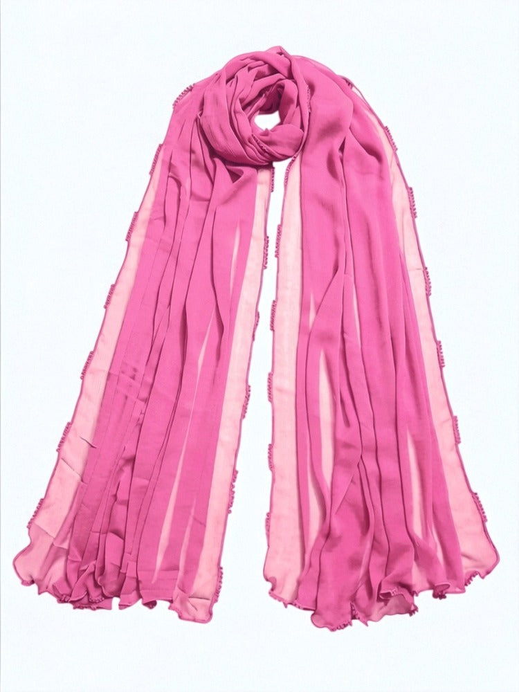Qureshia Work Chiffon Dupatta - ZD05