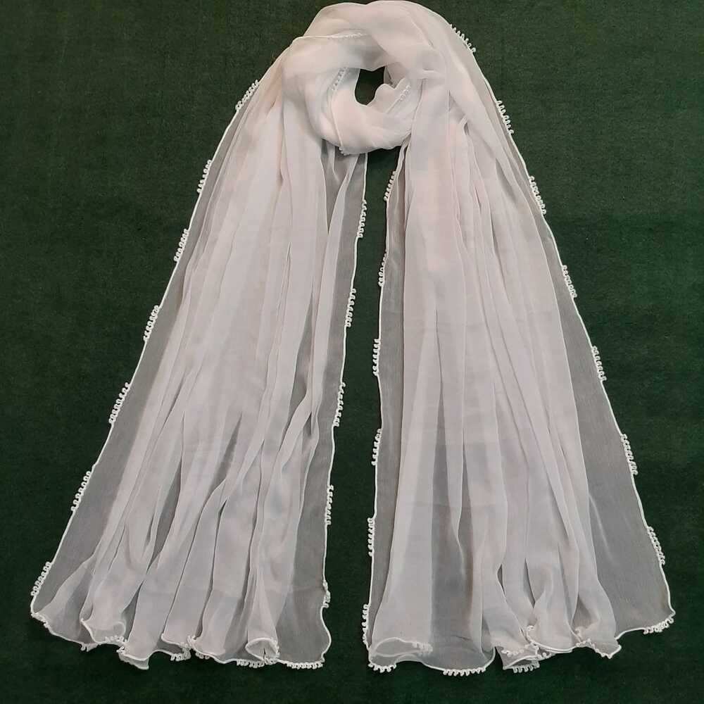 Qureshia Work Chiffon Dupatta - ZD05