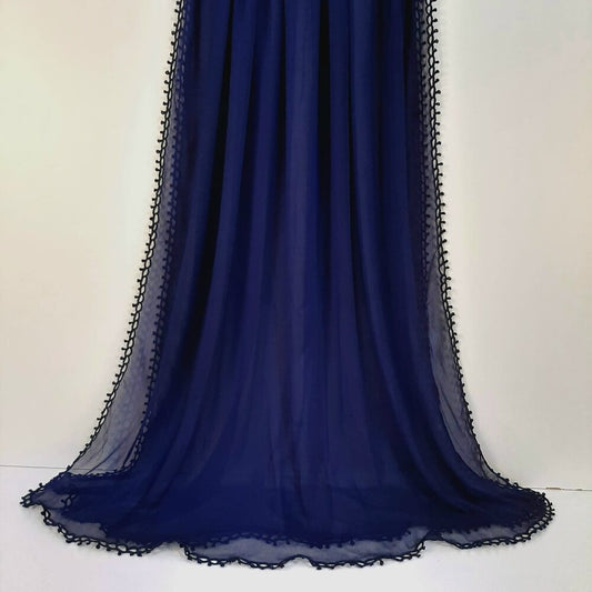 Qureshia Work Chiffon Dupatta - ZD77