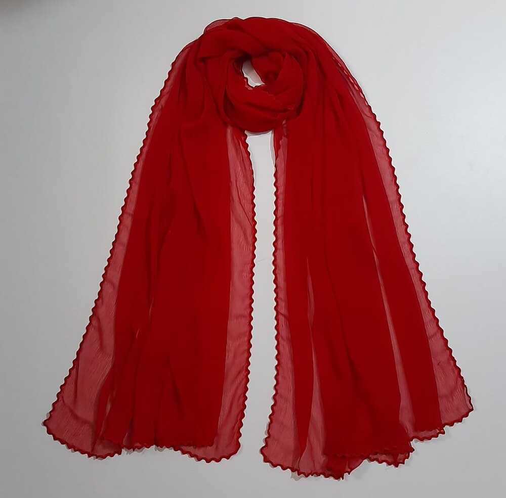 Qureshia Work Chiffon Dupatta - ZD60