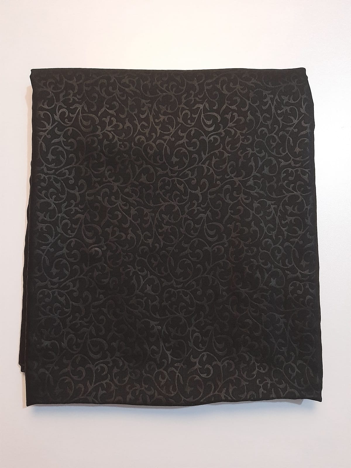 Self Print Shawl / Chaddar - Swiss Lawn - Black