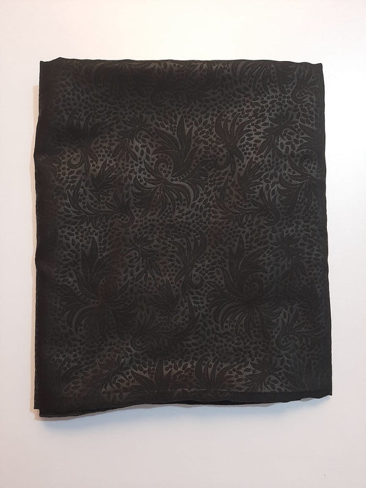 Self Print Shawl / Chaddar - Swiss Lawn - Black