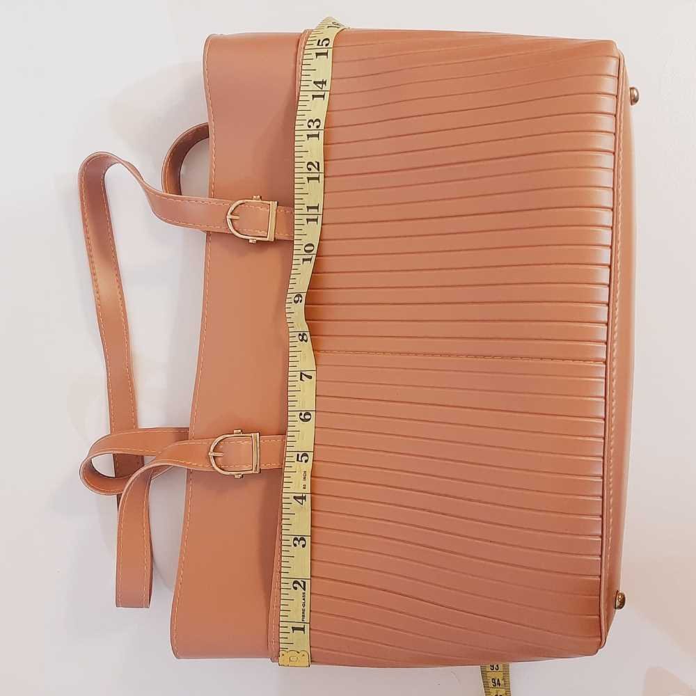 PU Leather Handbag - Beige - B02