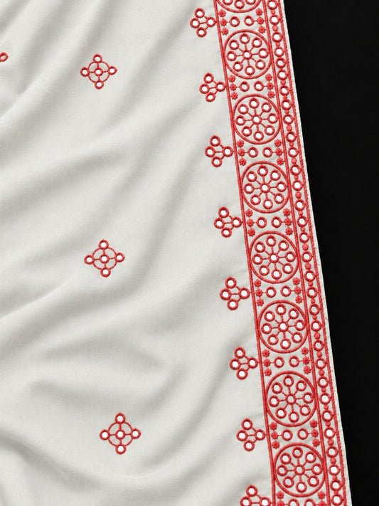 Summer chadar for ladies in an elegant design closeup