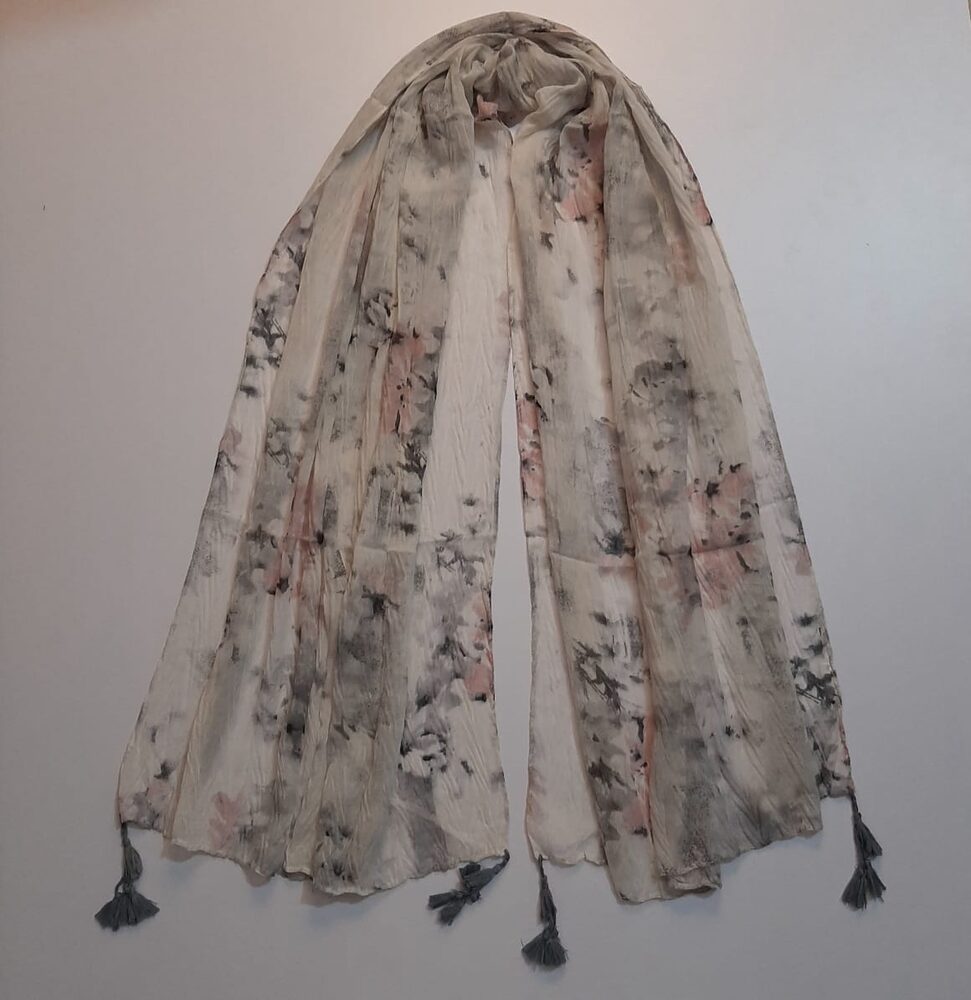 Tie and dye lawn stole – ZSC22