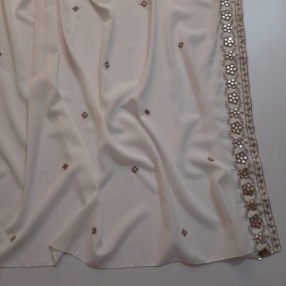 Embroided Swiss Lawn Chaddar Summer Shawl - SH17