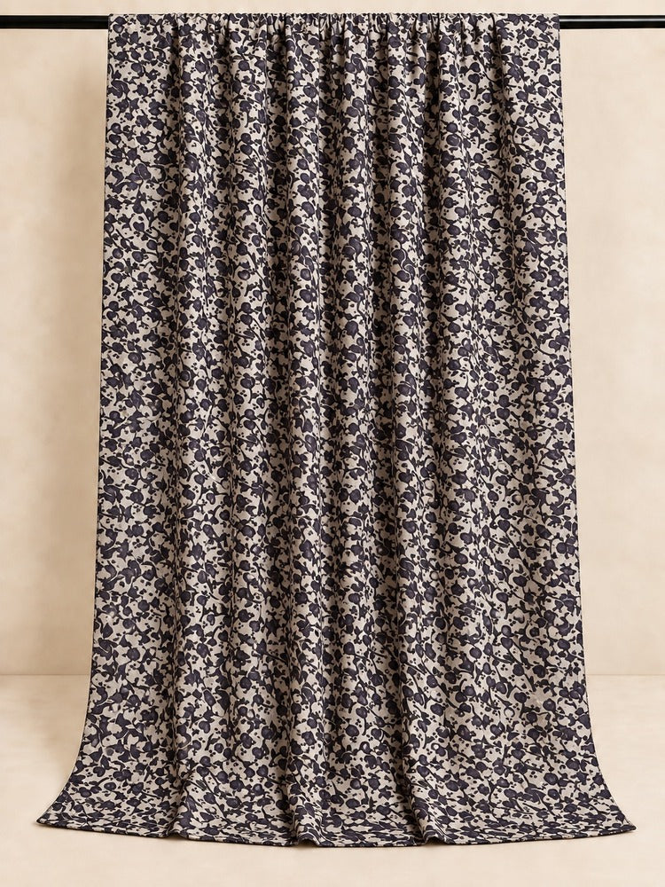 Printed Summer Shawl / Chaddar - White - SH05