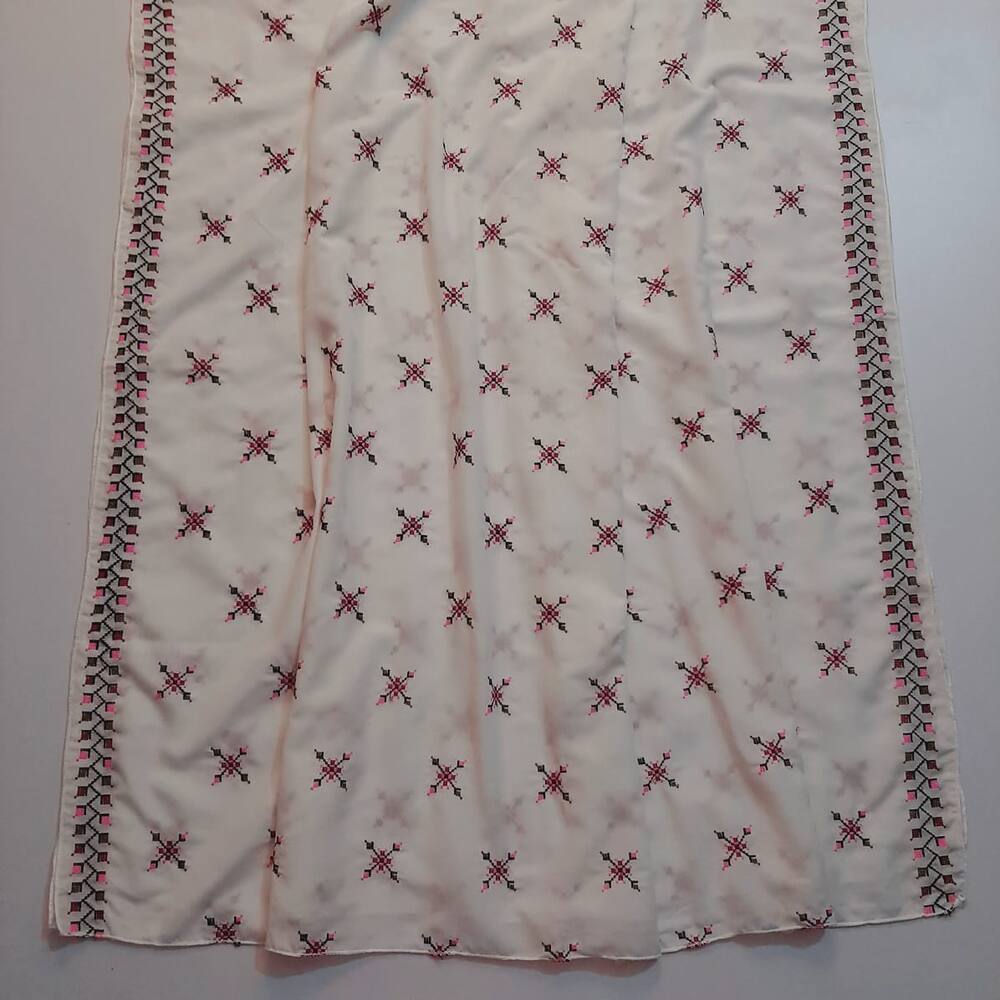 Embroided Swiss Lawn Summer Shawl - SH143