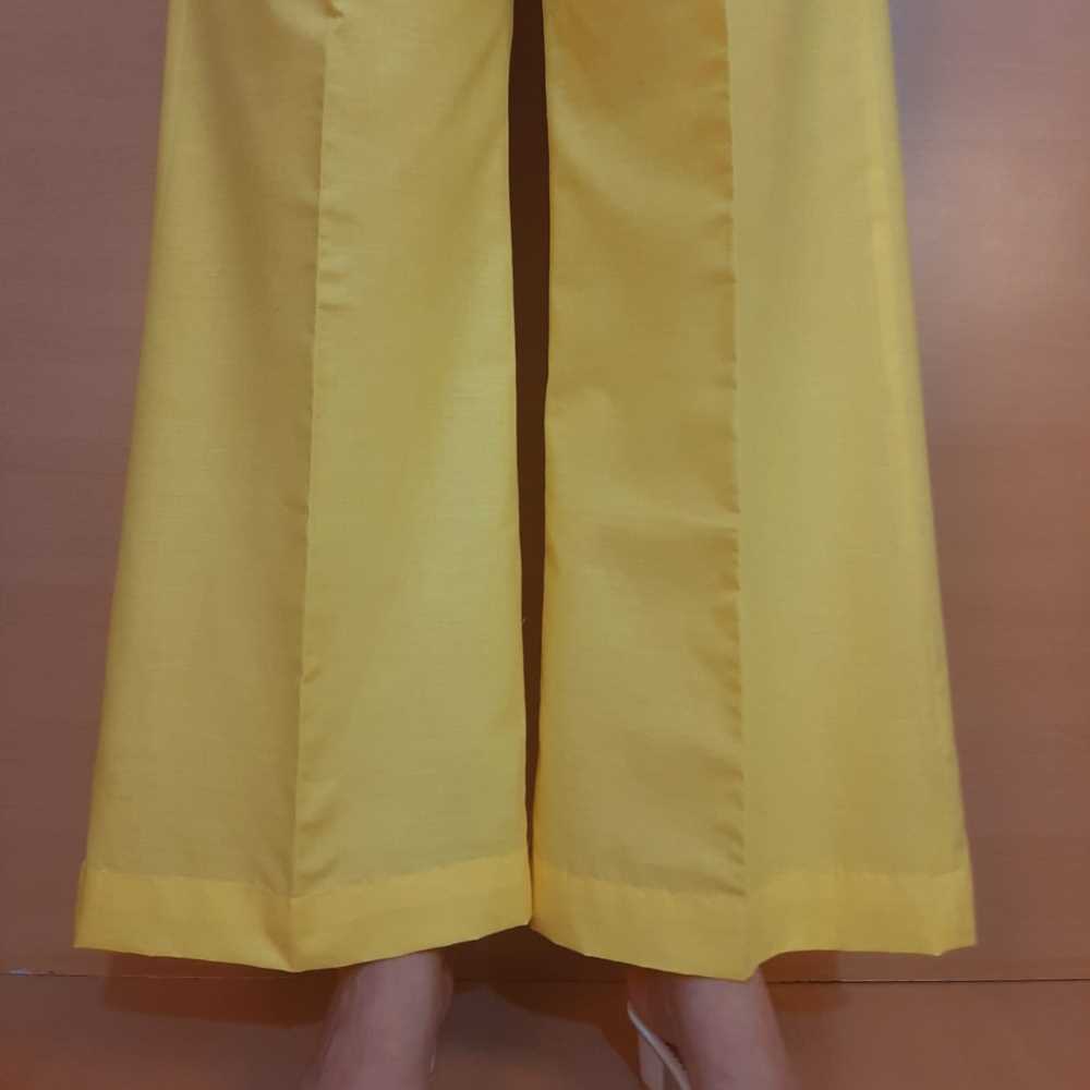 yellow palazzo for ladies