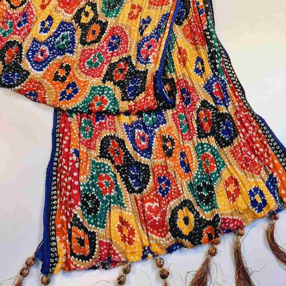 chunri print dupatta chiffon