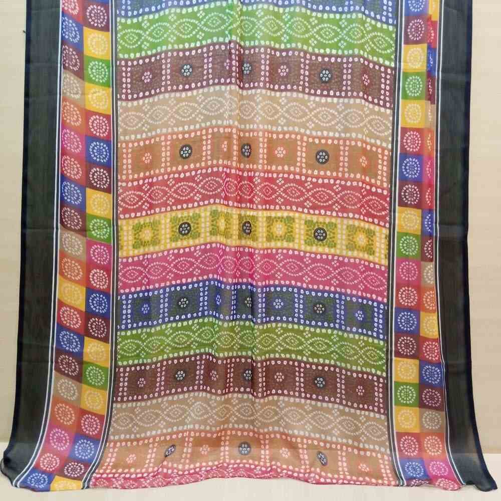 Chunri Printed Chiffon Dupatta - Length 2.5 Yards - ZD620