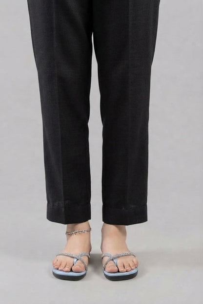 Lawn - Trouser Pant Plain - Black - ZT117