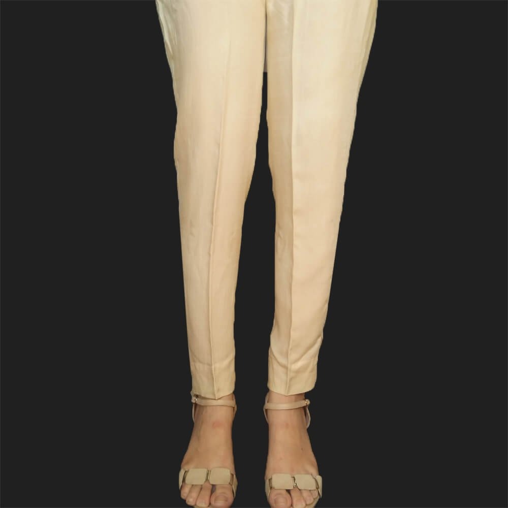 Linen Trouser Pant - Soft - All Season - Beige - ZT159