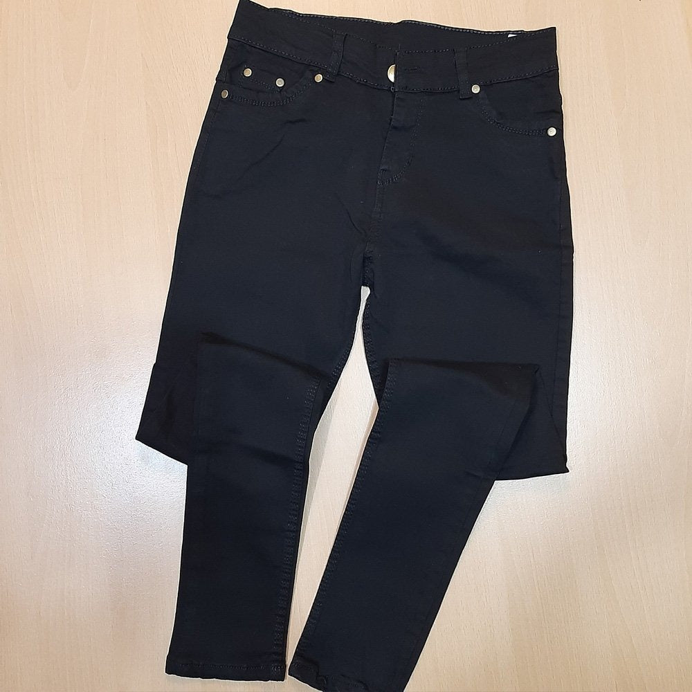 Stretchable Jeans With Pockets - Black - ZP19 – ZARDI
