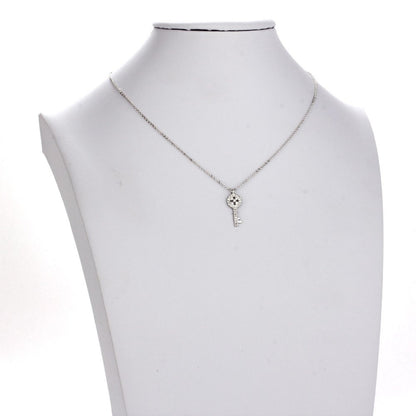 AGN0022 - Sparkling Silver Plated Key Necklace