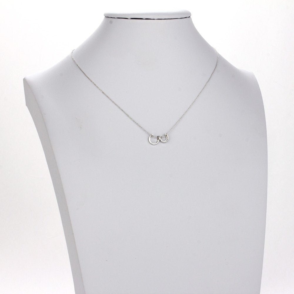 AGN0031 - Sparkling Silver Plated Fashion Necklace