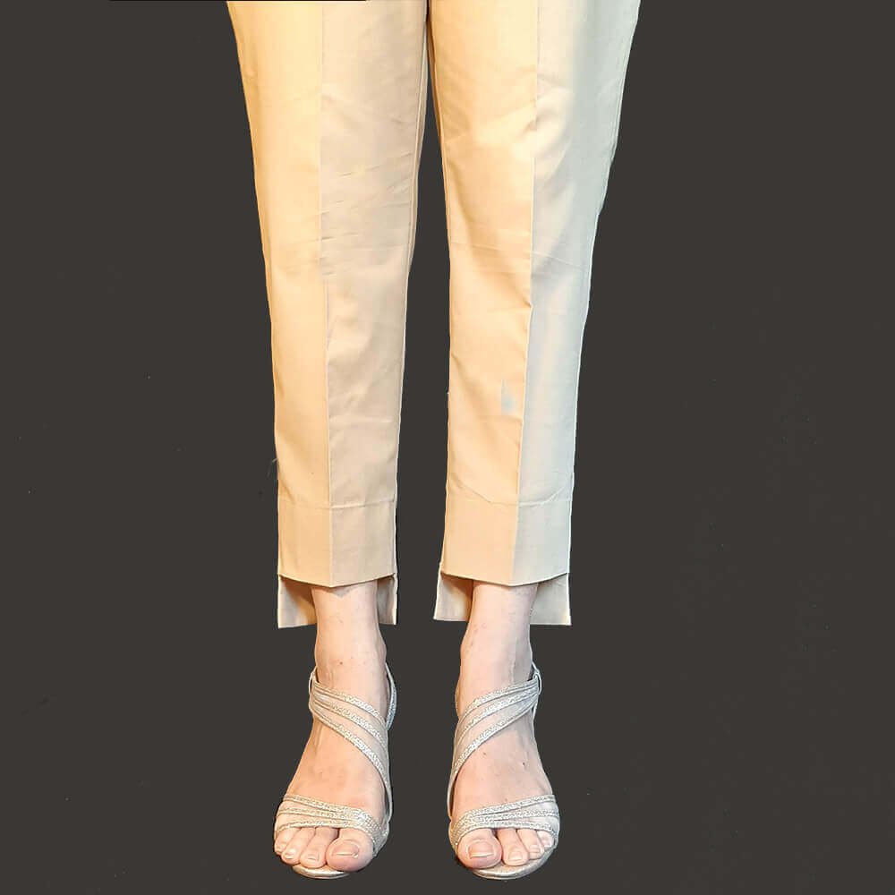 Artificial Mirror Work Embroided Cotton Trouser - Black - ZT402 - Silk  Avenue Pakistan