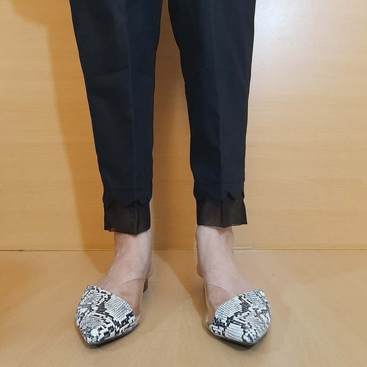 Organza Work Scallop Cotton - Trouser - BGT30