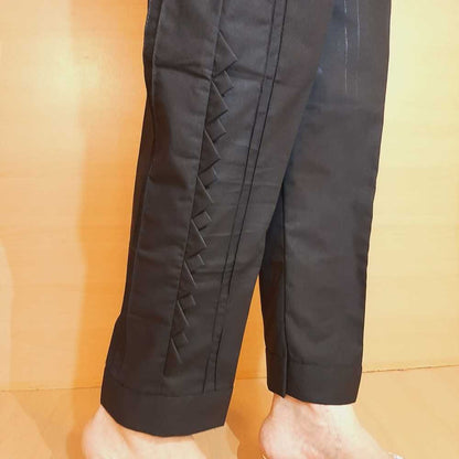 Soft Cotton Trouser - Black - PT09
