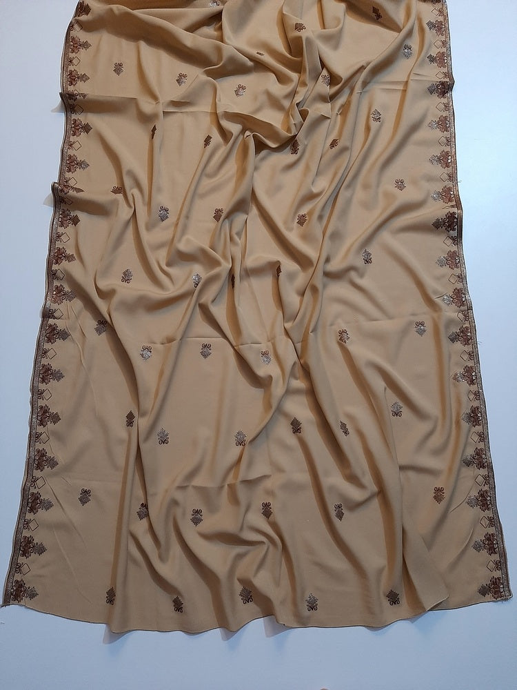 Embroided Swiss Lawn Chaddar Summer Shawl -  SH25