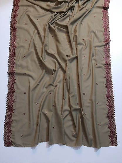Embroided Swiss Lawn Chaddar Summer Shawl -  SH27