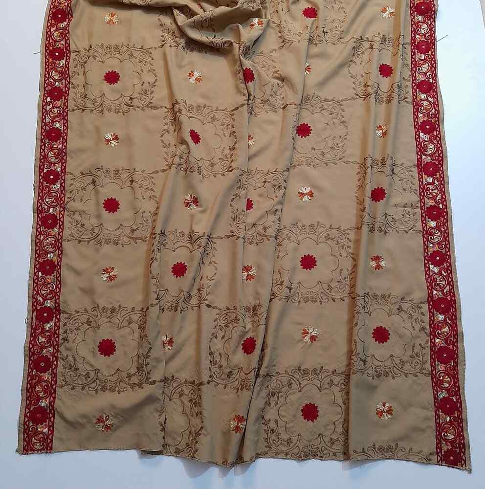 Embroided Swiss Lawn Summer Shawl  - SH109