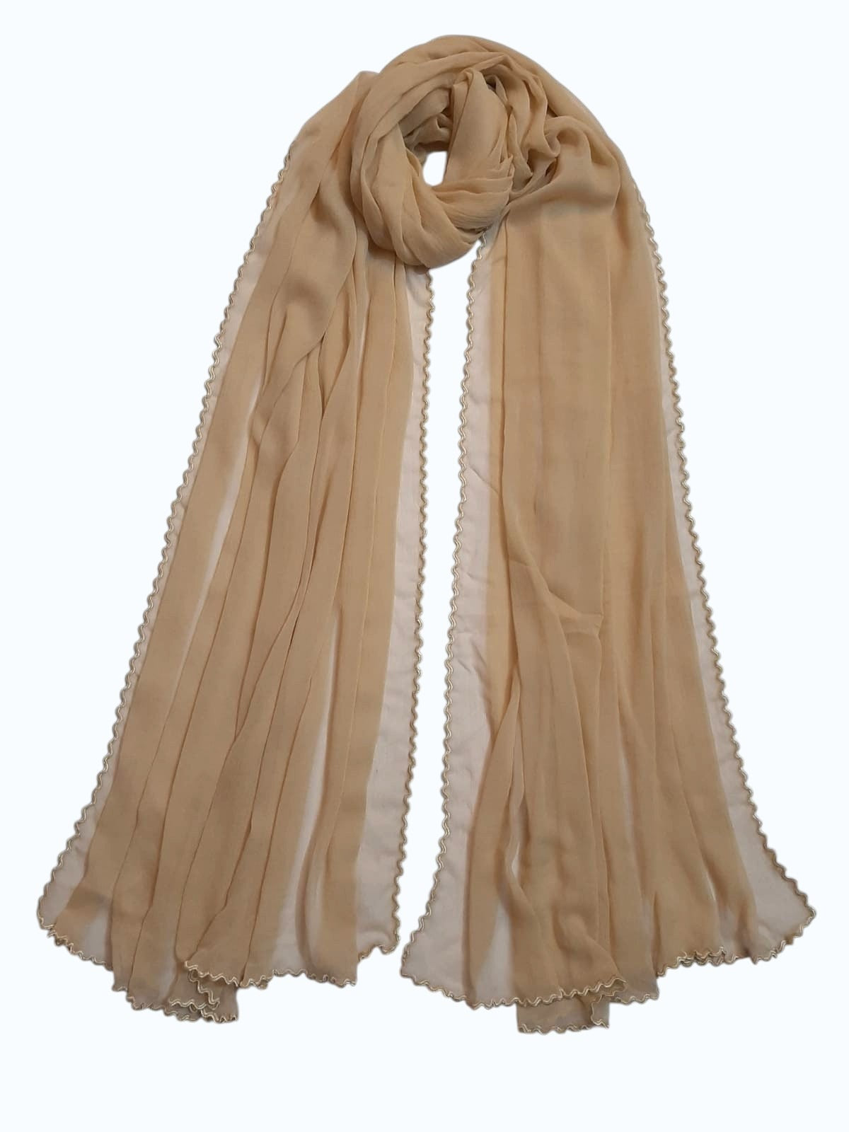 Qureshia Work Chiffon Dupatta  - ZD60