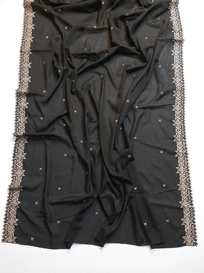 Embroided Swiss Lawn Chaddar Summer Shawl -  SH27