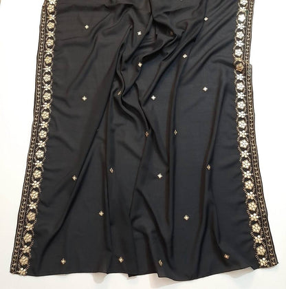 Embroided Swiss Lawn Chaddar Summer Shawl - SH17