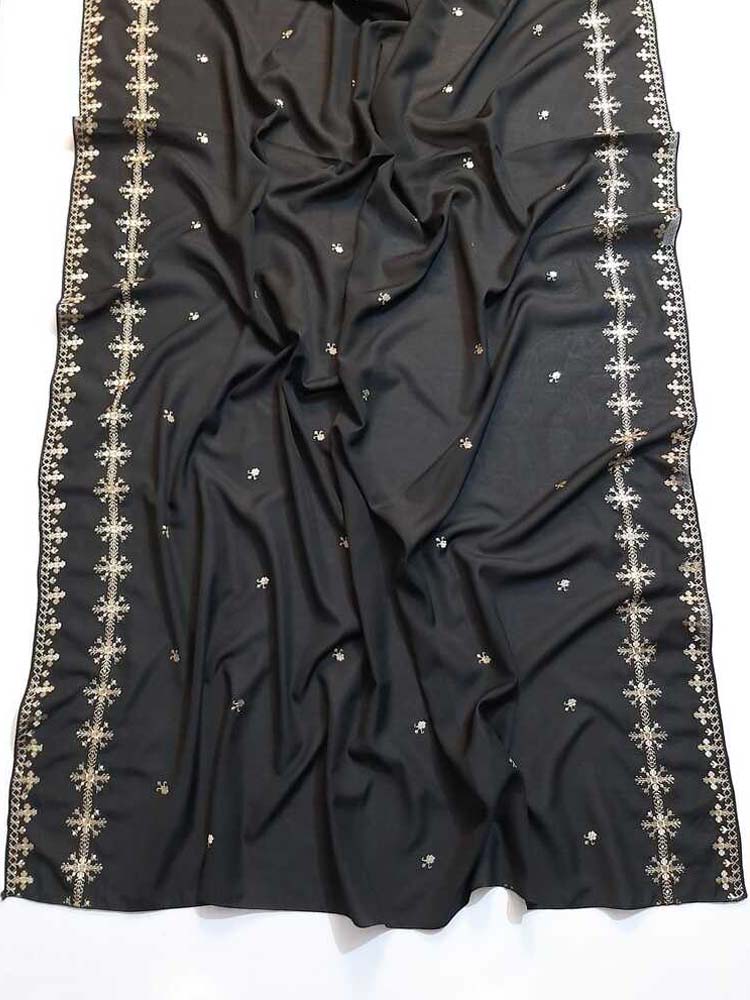 Embroided Swiss Lawn Chaddar Summer Shawl -  SH21