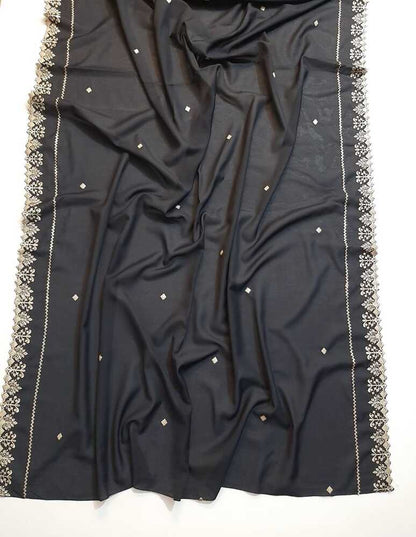 Embroided Swiss Lawn Summer Shawl  - SH109