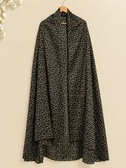 Black heart Design Irani Gol Chaddar