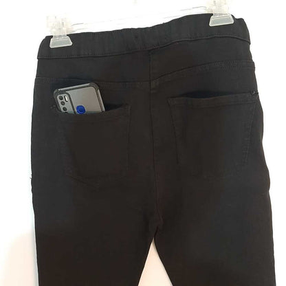 Black Jeggings Jeans With 2 Back Pockets - ZP18