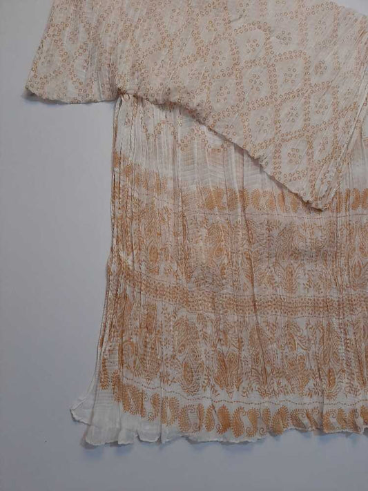 Block Print Chiffon Dupatta - ZD06