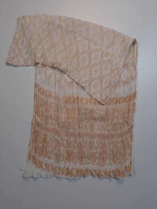 Block Print Chiffon Dupatta - ZD06