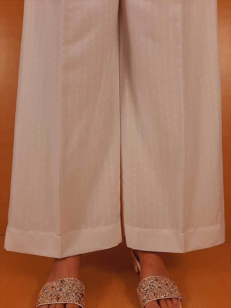 Brochia linen Palazo - White - ZT309