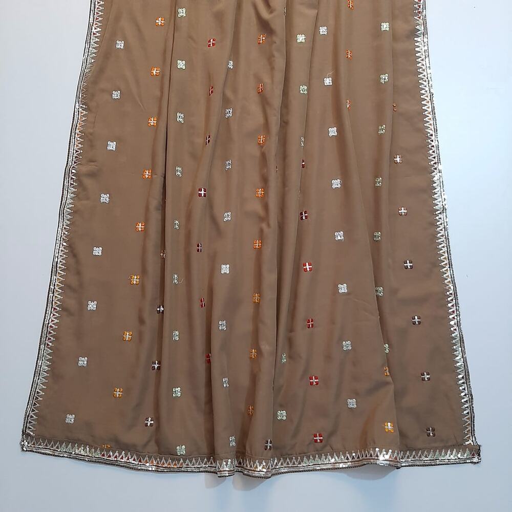 Embroided Swiss Lawn Summer Shawl Chaddar - Black - SH138
