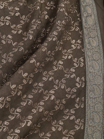 Ladies' winter shawl with decorative embroidery for winter outfits, available online in Pakistan