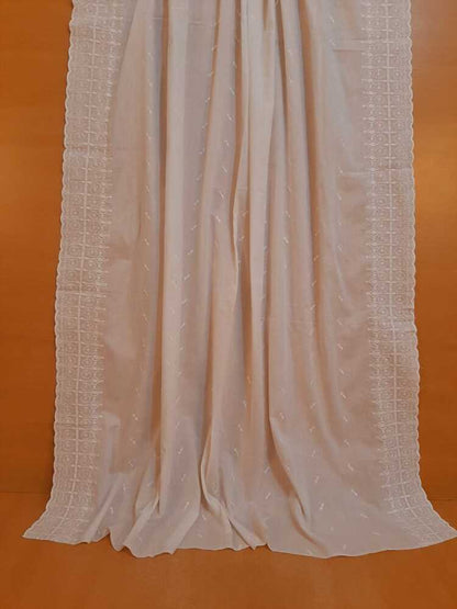 Embroided – Chikankari Summer Shawl / Chaddar - Lawn