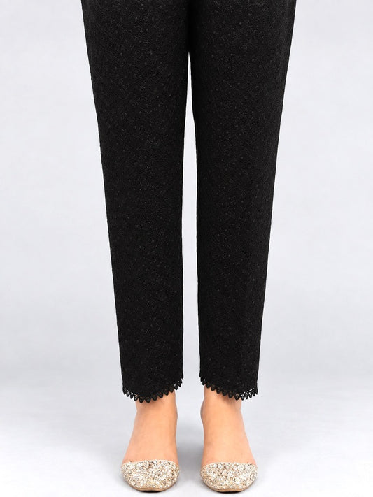 Chikankari Trouser - Black – ZT463