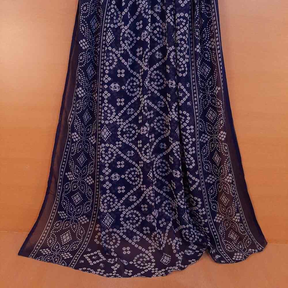 Chunri Print Chiffon Dupatta  - ZD704