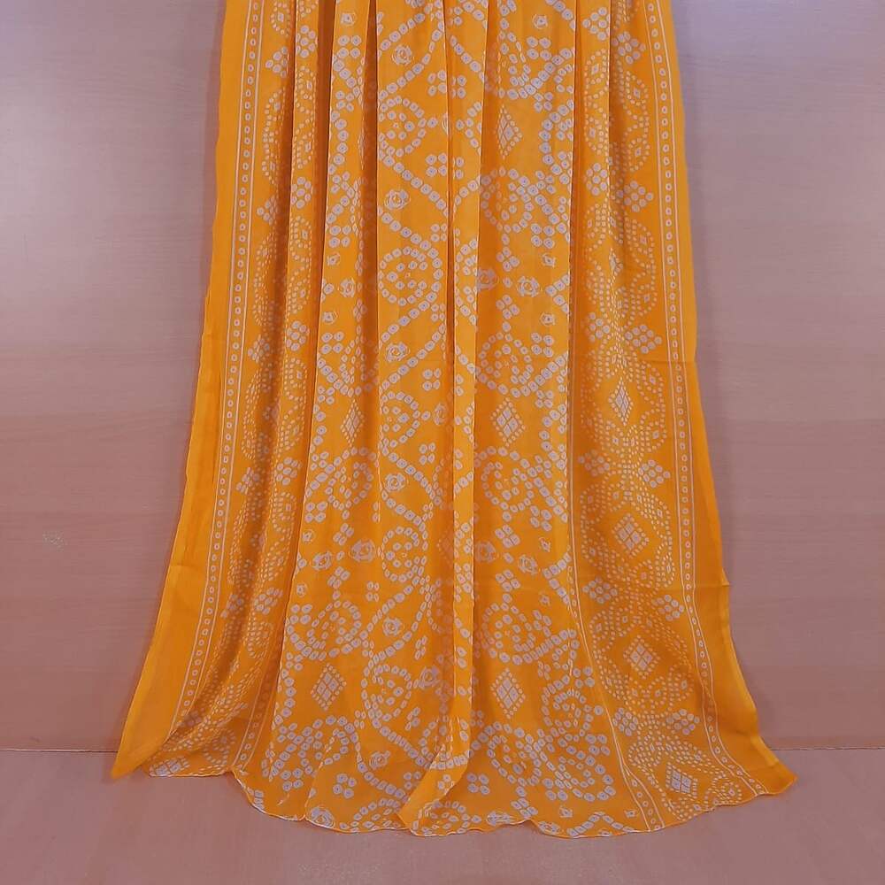 Chunri Print Chiffon Dupatta  - ZD704