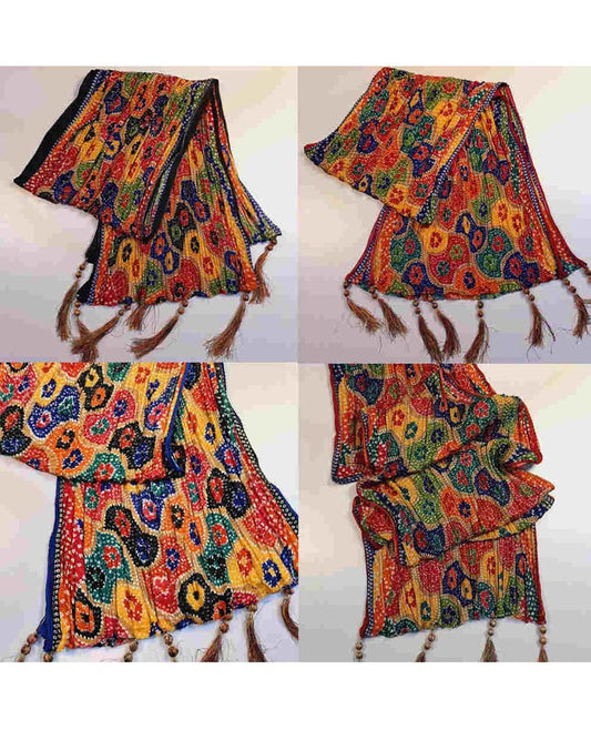 Printed Cotton Dupatta - ZD1238